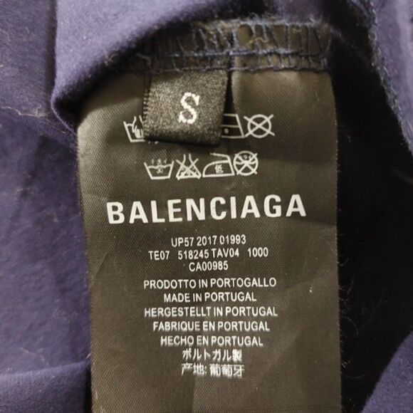 BALENCIAGA Oversized Logo-Embroidered Cotton-Jersey T-Shirt - Picture 5 of 12